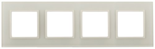 Рамка универсальная Эра Elegance 4-м. стекло слоновая кость/слоновая кость фото Рамка универсальная Эра Elegance 4-м. стекло слоновая кость/слоновая кость картинка